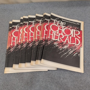 The Choir Herald Magazine Nov Dec 1995 Vol 99 No 2 Choral Music Lot of 12 VG image 1