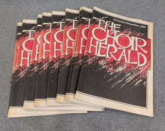 The Choir Herald Magazine Nov Dec 1995 Vol 99 No 2 Choral Music Lot of 12 VG