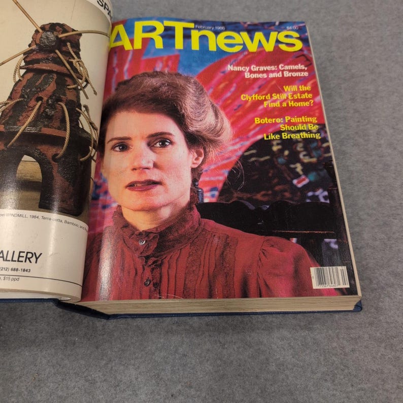 ARTnews Magazine 1986 Full Year 10 Issues Bound Volume Hardcover John Baldessari image 2