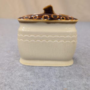 Vintage Mushroom Ceramic Napkin Holder Salt and Pepper Shakers Set Made in Japan image 7