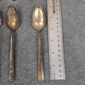 Prestige Plate Silverware Set 4 Forks 4 Spoons Grape Leaf Pattern Vintage Dining image 6