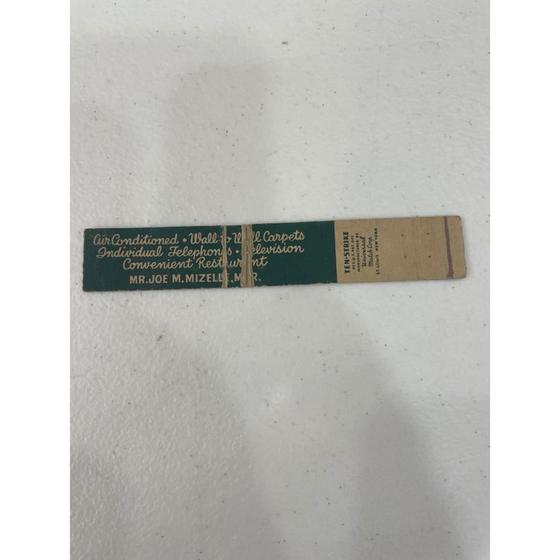 Vintage Cavalier Motel Matchbook Cover Richmond VA Advertising Collectible image 2