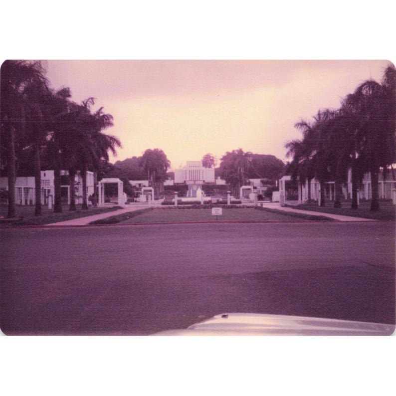 Vintage 1970s Laie Hawaii Temple Oahu Lot of 3 Photos image 3