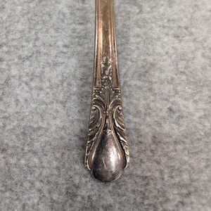 Vintage Wm Rogers Mfg Co Original Rogers Silverplate Teaspoon Spoon Ornate image 2