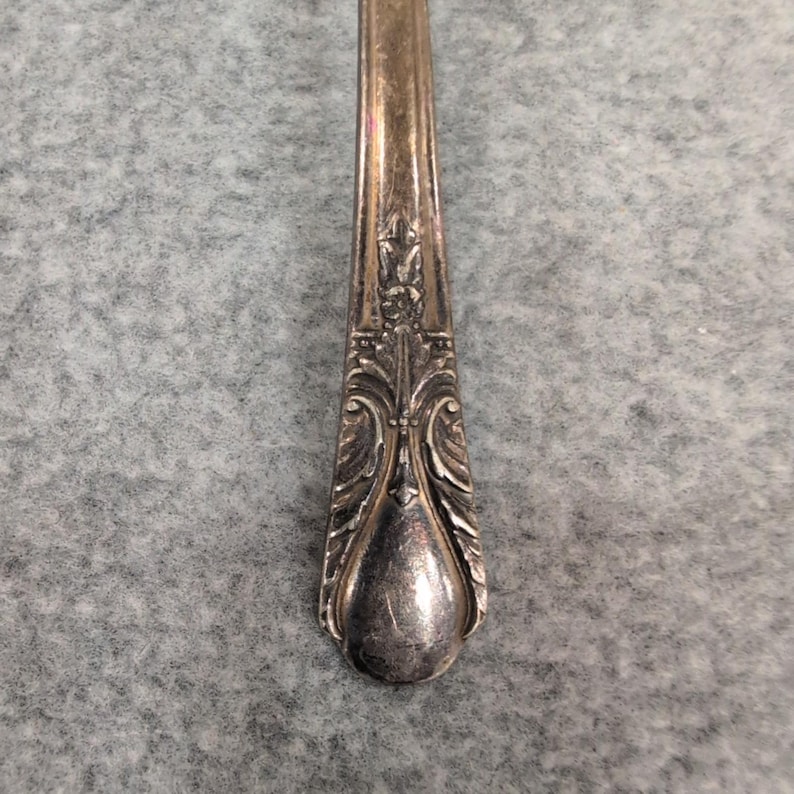 Vintage Wm Rogers Mfg Co Original Rogers Silverplate Teaspoon Spoon Ornate image 2