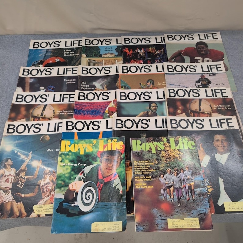 18 Boys Life Magazine Collection 1972-1974 Vintage Issues Scout Memorabilia image 1