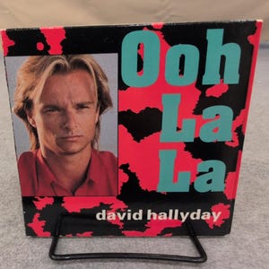 David Hallyday Ooh La La CD Single 1990 Scotti Bros Rock N Heart VG+ image 1