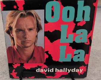 David Hallyday Ooh La La CD Single 1990 Scotti Bros Rock N Heart VG+