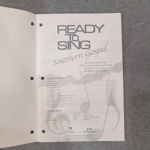 Lot of 4 Ready to Sing Southern Gospel SATB Choral Music Book Russell Mauldin image 3