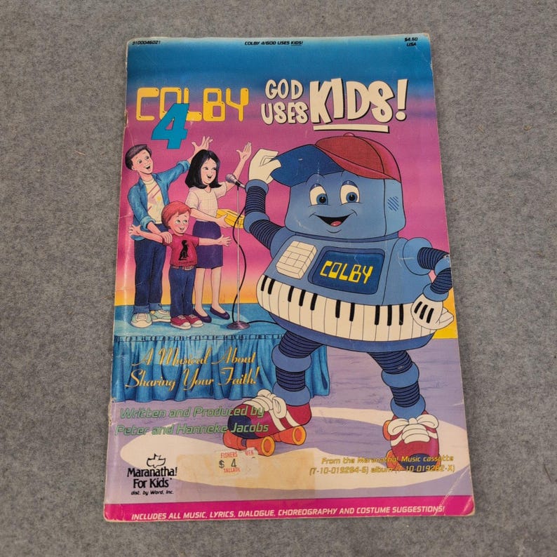 Colby 4 God Uses Kids! Musical Songbook Peter Hanneke Jacobs Maranatha For Kids image 1