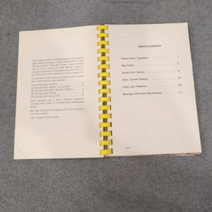 Seton Square Marion Cookbook 1984 Vintage Ohio Community Recipes Spiral Bound image 3
