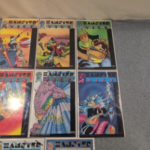 Hamster Vice Comic Lot 1-7, 9 Blackthorne Publishing Dwayne Ferguson Copper Age image 3