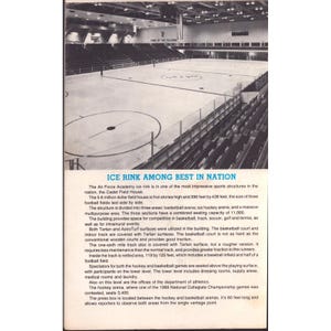 1977-78 Air Force Academy Falcons Eishockeyprogramm Kadetten-Sporthalle CO Bild 2