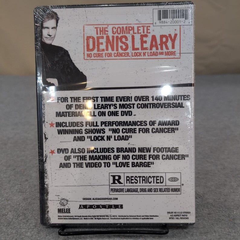The Complete Denis Leary Limited Collector's Edition DVD No Cure For Cancer New image 2