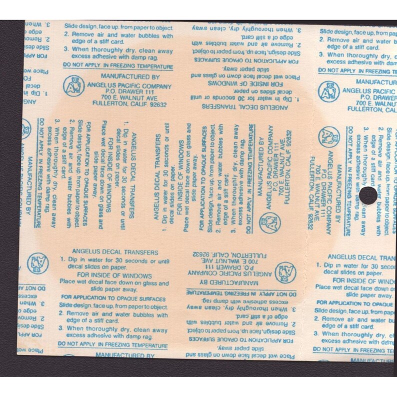 Vintage Aufkleber „The Trans-America Bicycle Trail“ von Angelus Pacific mit USA-Karte Bild 2