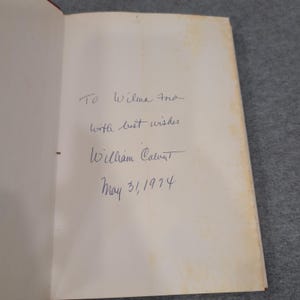 Saul by William J Calvert Jr Signed Inscribed Hardcover Southern Fiction 1974 image 5