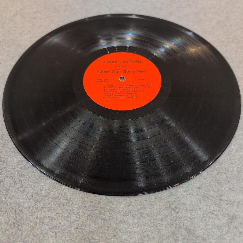 Claude Hopkins Some Old Some New Gospel Vinyl LP NR5220 Mono Record image 6