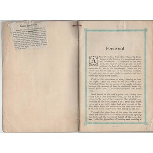 Antique 1912 New Perfection Cook-Book Oil Stove Recipes Cleveland Foundry image 2