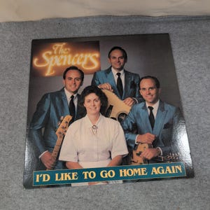 The Spencers I'd Like To Go Home Again Vinyl LP Southern Gospel 1987 PSM-1400 image 1
