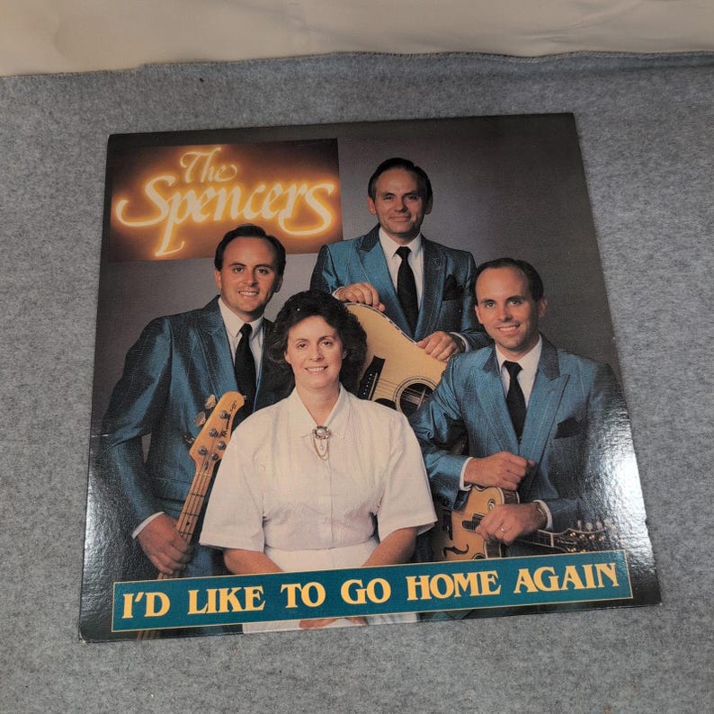 The Spencers I'd Like To Go Home Again Vinyl LP Southern Gospel 1987 PSM-1400 image 1