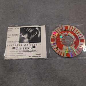 Timbuk3 National Holiday Promotional CD Single IRSD-014 IRS Records 1989 image 3