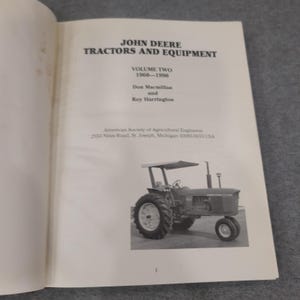 John Deere Traktoren und Ausrüstung Band Zwei 1960-1990 Macmillan Harrington ASAE Bild 3