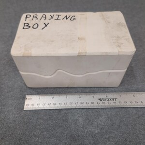 Praying Boy Mold R628 Ceramic Plaster Resin Casting Doll Figure image 5