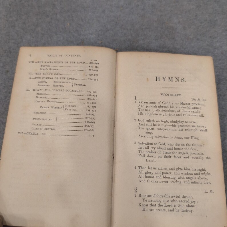 Den presbyterianska psalmboken 1874 Philadelphias presbyterianska publikationsnämnds bok bild 4