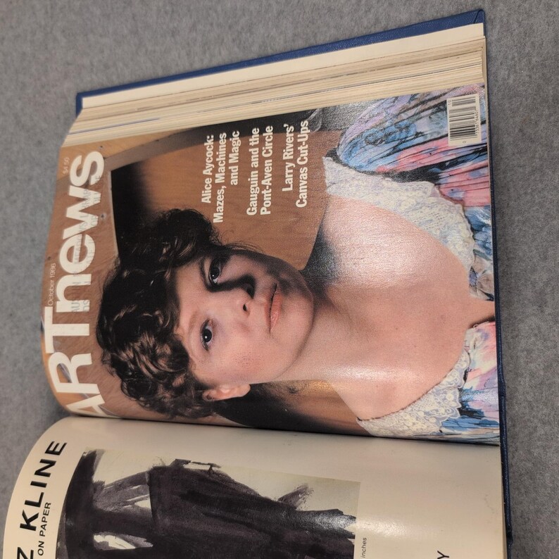 ARTnews Magazine 1986 Full Year 10 Issues Bound Volume Hardcover John Baldessari image 7