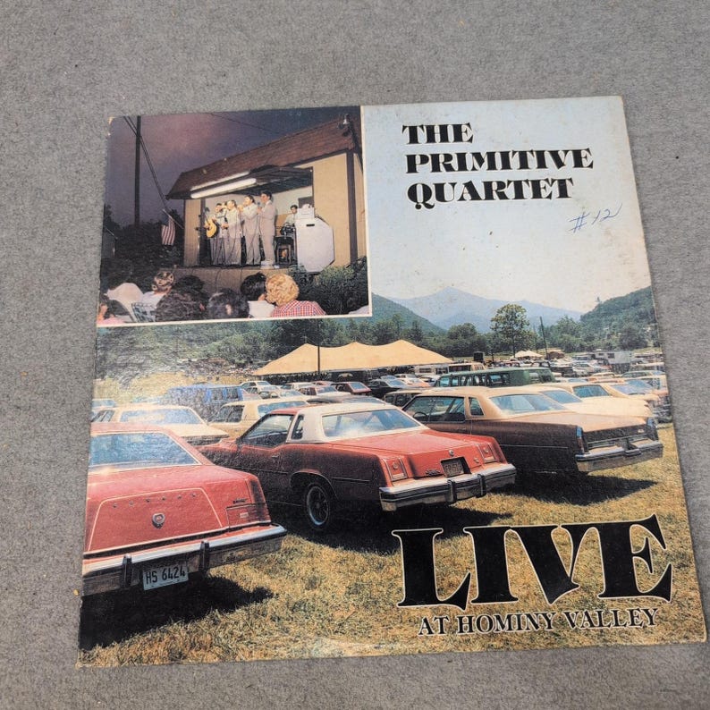 The Primitive Quartet Live At Hominy Valley 1981 Bluegrass Gospel Vinyl LP image 1