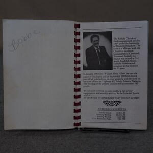 Giving Thanks Eufaula Church of God Alabama Community Cookbook Spiral Bound VG- image 2