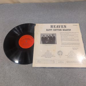 Happy Rhythm Quartet Heaven Vinyl LP Prestige Productions Southern Gospel VG image 2