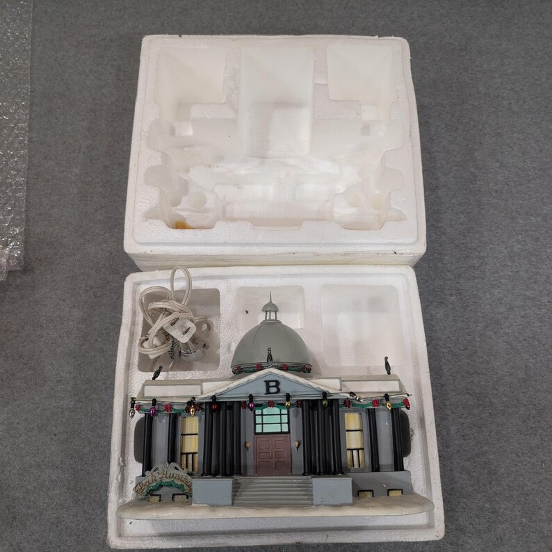 Hawthorne Village The Simpsons Christmas Village Mr Burns Mansion Lighted House image 7