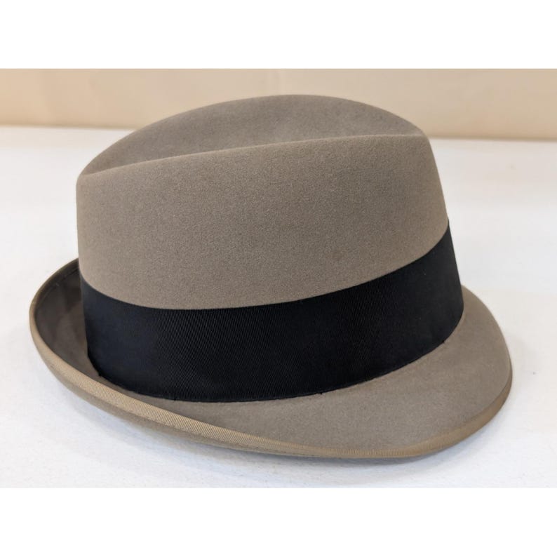VTG Crofut & Knapp New York Mens Classic Fedora Hat - Stanton's 20" Head Circ. image 3