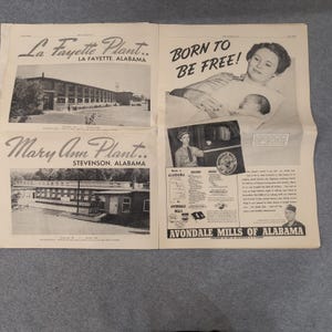 2 Avondale Sun Newspapers 1943 WWII Mill WINS Army-Navy Production Award Alabama image 4