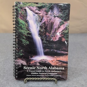 Schilderachtig boek met reisgids voor verborgen natuurlijke schatten, Noord-Alabama, boek met spiraalbinding afbeelding 1