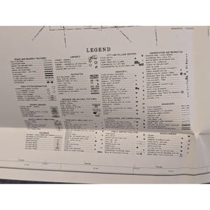 VTG 1976 Hale County Alabama General Highway Map Bureau Surveying 26" x 18" image 4