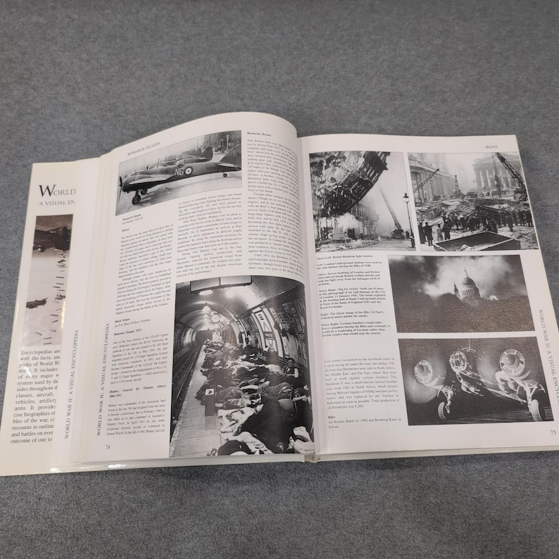 World War II A Visual Encyclopedia Hardcover Book Thunder Bay Press 1999 image 5
