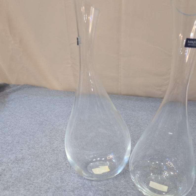 Mikasa Oenology Specific Carafe Set of 2 Wine Decanter Glass D2197 New In Box image 3