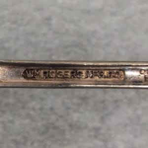 Vintage Wm Rogers Mfg Co Original Rogers Silverplate Teaspoon Spoon Ornate image 4