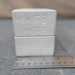 White Horse mjölkburk gräddkanna sockerlock formset vintage industriellt bondgårdshus bild 7