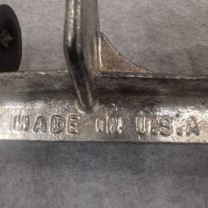 Keystone No 30 Meat Grinder Food Chopper Hand Crank Made in USA Vtg Cast Metal image 3