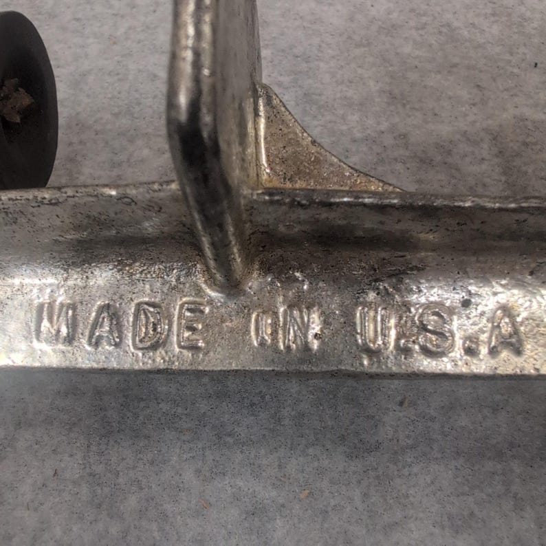 Keystone No 30 Meat Grinder Food Chopper Hand Crank Made in USA Vtg Cast Metal image 3