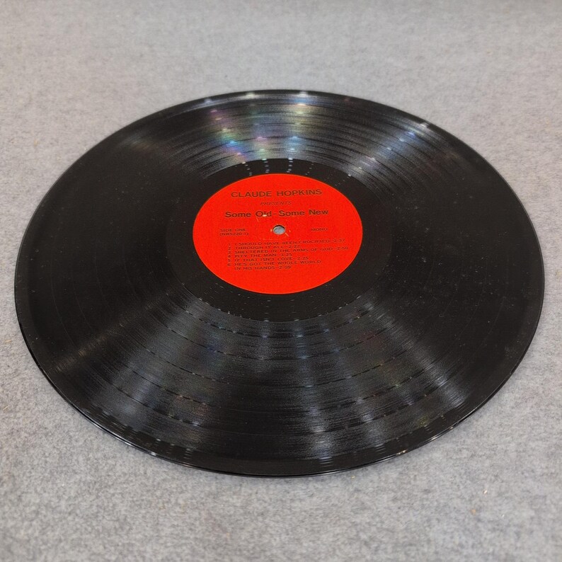 Claude Hopkins Some Old Some New Gospel Vinyl LP NR5220 Mono Record image 5