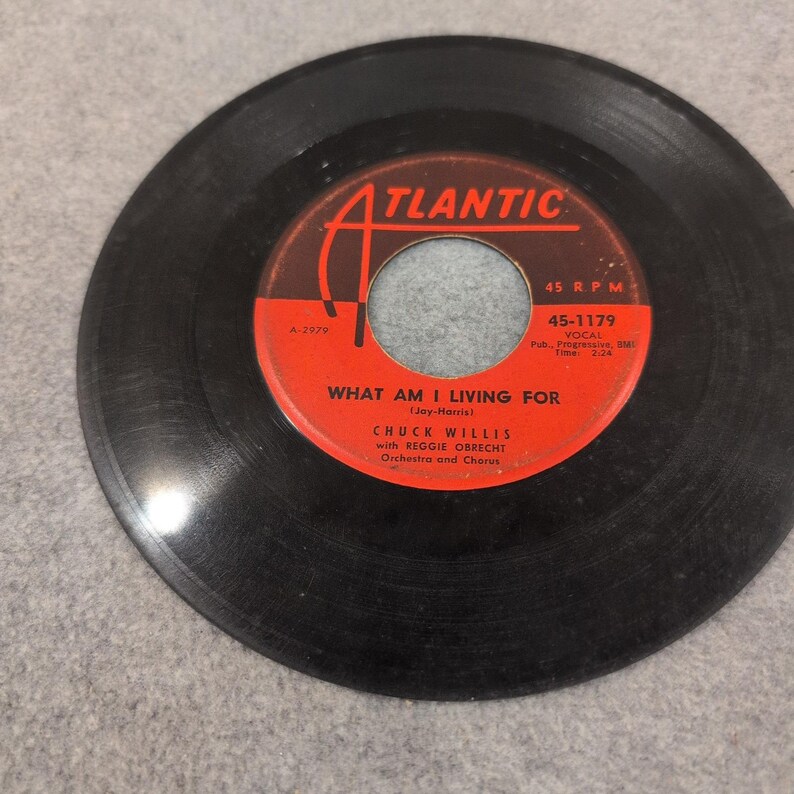 Chuck Willis What Am I Living For Hang Up My Rock and Roll Shoes Atlantic 1179 image 4