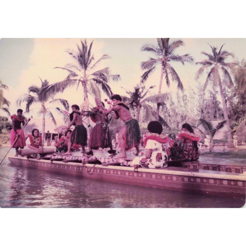 Vintage 1970s Polynesian Cultural Center Hawaii Canoe Pageant Photo Lot of 16 image 12