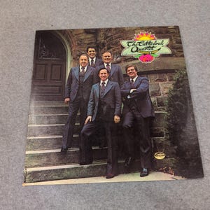 The Cathedral Quartet Sunshine and Roses Vinyl LP Canaan Records CAS-9821 Gospel image 1