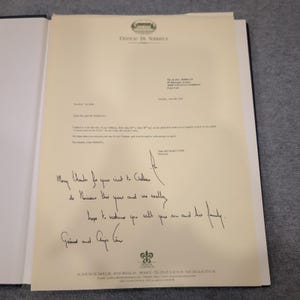 Chateau de Noirieux Cuisine and Art de Vivre Hardcover Cookbook Signed + Letter image 3