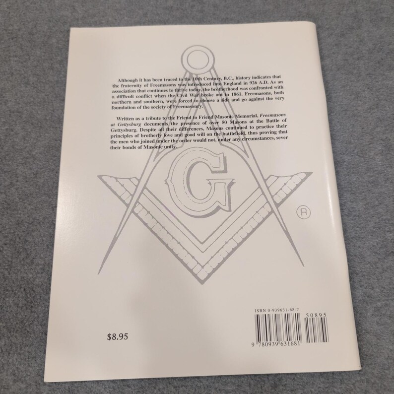 Vrijmetselaars in Gettysburg door Sheldon A Munn Book Civil War Masonic Brotherhood afbeelding 2