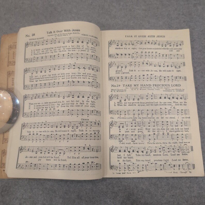 1939 Radio and Revival Special Hymn Book R. E. Winsett Shaped Notes Tennessee image 4